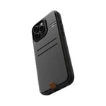 Apple iPhone 16 Pro Max Kılıf M-safe Şarj Özellikli Raptic Slim Wallet Serisi Deri Görünümlü Kartlıklı Standlı Kapak