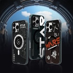 Apple iPhone 16 Pro Max Kılıf M-safe Şarj Özellikli Airbagli Hologram Tasarımlı Youngkit Interstellar Serisi Kapak