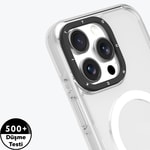 Apple iPhone 16 Pro Max Kılıf M-safe Şarj Özellikli YoungKit Crystal Color Serisi Kapak