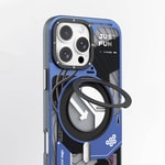 Apple iPhone 16 Pro Max Kılıf M-safe Şarj Özellikli Youngkit 360° Standlı Starship Serisi Kapak