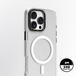 Apple iPhone 16 Pro Max Kılıf M-safe Şarj Özellikli Cam Arka Yüzey TPU Youngkit Gemstone Serisi Kapak