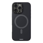 Apple iPhone 16 Pro Max Kılıf M-safe Şarj Özellikli Kamera Standlı Youngkit Bitty Cream Kapak