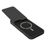 Apple iPhone 16 Pro Max Kılıf M-safe Şarj Özellikli Raptic Slim Wallet Serisi Deri Görünümlü Kartlıklı Standlı Kapak