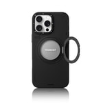 Apple iPhone 16 Pro Max Kılıf M-safe Şarj Özellikli 360° Standlı Basit Mat Deri Desenli Youngkit Tech Leather Serisi Kapak