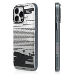 Apple iPhone 16 Pro Max Kılıf M-safe Şarj Özellikli Youngkit Literary Serisi Shakespeare Kapak