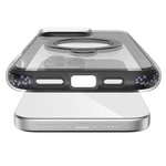 Apple iPhone 16 Pro Max Kılıf M-safe Şarj Özellikli Raptic AirJoy Serisi Boncuk Tasarımlı 360 Derece Dönebilen Standlı Kapak