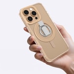Apple iPhone 16 Pro Max Kılıf M-safe Şarj Özellikli Yüzük Standlı Amazingthing Titan Pro Serisi Kapak