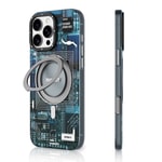 Apple iPhone 16 Pro Max Kılıf M-safe Şarj Özellikli Airbagli Raptic Shield Serisi Şeffaf Arka Yüzey Kapak