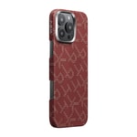 Apple iPhone 16 Pro Max Kılıf M-safe Şarj Özellikli Aramid Fiber Pitaka Tactile Woven Monogram Serisi Kapak