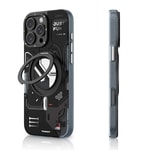 Apple iPhone 16 Pro Max Kılıf M-safe Şarj Özellikli Youngkit 360° Standlı Starship Serisi Kapak