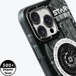 Apple iPhone 16 Pro Max Kılıf M-safe Şarj Özellikli Airbagli Hologram Tasarımlı Youngkit Interstellar Serisi Kapak