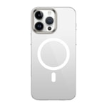 Apple iPhone 16 Pro Max Kılıf M-safe Şarj Özellikli Şeffaf Cam Arka Yüzey Zore G-Glass Kapak