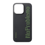 Apple iPhone 16 Pro Max Kılıf M-safe Şarj Özellikli Lumintex Teknolojili Fosforlu Aramid Fiber Pitaka Tactile Woven Aries Serisi NoProblemo Kapak