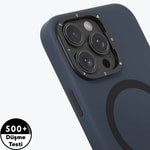 Apple iPhone 16 Pro Max Kılıf M-safe Şarj Özellikli Kamera Standlı Youngkit Bitty Cream Kapak