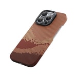 Apple iPhone 16 Pro Max Kılıf M-safe Şarj Özellikli Benks GoldenTide ArmorAir 600D Kevlar Kapak