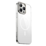 Apple iPhone 16 Pro Max Kılıf M-safe Şarj Özellikli Şeffaf Cam Arka Yüzey Zore G-Glass Kapak