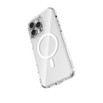 Apple iPhone 16 Pro Max Kılıf M-safe Şarj Özellikli Raptic Crystal M-safe Serisi Şeffaf Kapak