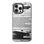 Apple iPhone 16 Pro Max Kılıf M-safe Şarj Özellikli Youngkit Literary Serisi Shakespeare Kapak