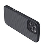 Apple iPhone 16 Pro Max Kılıf M-safe Şarj Özellikli Karbon Fiber Tasarımlı Zore Elnino Kapak