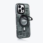 Apple iPhone 16 Pro Max Kılıf M-safe Şarj Özellikli Youngkit 360° Standlı Technology Serisi Kapak