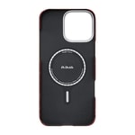 Apple iPhone 16 Pro Max Kılıf M-safe Şarj Özellikli Aramid Fiber Pitaka Tactile Woven Monogram Serisi Kapak