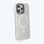 Apple iPhone 16 Pro Max Kılıf M-safe Şarj Özellikli Kamera Standlı Youngkit Bitty Cream Kapak