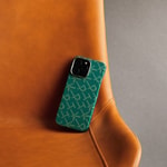 Apple iPhone 16 Pro Max Kılıf M-safe Şarj Özellikli Aramid Fiber Pitaka Tactile Woven Monogram Serisi Kapak