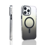 Apple iPhone 16 Pro Max Kılıf M-safe Şarj Özellikli Transparan Renk Geçişli Zore Toros Kapak