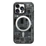 Apple iPhone 16 Pro Max Kılıf M-safe Şarj Özellikli Kamera Denetim Butonlu Youngkit Technology Serisi Kapak