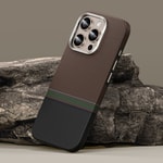 Apple iPhone 16 Pro Max Kılıf M-safe Şarj Özellikli Karbon Fiber Tasarımlı Benks Prestige ArmorPro Kevlar Kapak
