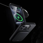 Apple iPhone 16 Pro Max Kılıf M-safe Şarj Özellikli Karbon Fiber Benks Montage Hybrid ArmorPro Kevlar Kapak
