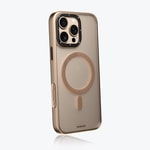 Apple iPhone 16 Pro Max Kılıf M-safe Şarj Özellikli Cam Arka Yüzey TPU Youngkit Gemstone Serisi Kapak