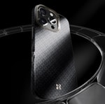 Apple iPhone 16 Pro Max Kılıf M-Safe Şarj Özellikli Benks ArmorAir ArmorGrid Serisi Kevlar Kapak