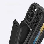 Apple iPhone 16 Pro Max Kılıf M-safe Şarj Özellikli Standlı Kartlıklı Set Amazingthing Glamour Luxe Serisi Kapak