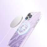 Apple iPhone 16 Pro Max Kılıf M-Safe Şarj Özellikli Zore Paris Rovix Sert PC Kapak