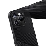 Apple iPhone 16 Pro Max Kılıf Magsafe Şarj Özellikli Karbon Fiber Benks Yeni Seri Montage ArmorAir Kevlar Kapak