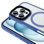 Apple iPhone 16 Pro Max Kılıf Mat Arka Yüzey Wireless Şarj Özellikli Zore Flet M-safe Kapak