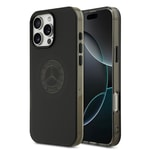 Apple iPhone 16 Pro Max Kılıf Mercedes Benz Orjinal Lisanslı M-safe Şarj Özellikli Buzlu PC Nostaljik Yıldız Dizayn Kapak