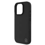 Apple iPhone 16 Pro Max Kılıf Mercedes Benz Orjinal Lisanslı M-safe Şarj Özellikli 3D Metal Logolu Wood Imitation Deri Kapak