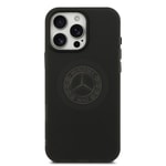 Apple iPhone 16 Pro Max Kılıf Mercedes Benz Orjinal Lisanslı M-safe Şarj Özellikli Buzlu PC Nostaljik Yıldız Dizayn Kapak