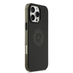Apple iPhone 16 Pro Max Kılıf Mercedes Benz Orjinal Lisanslı M-safe Şarj Özellikli Buzlu PC Nostaljik Yıldız Dizayn Kapak