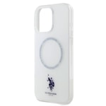 Apple iPhone 16 Pro Max Kılıf U.S. Polo Assn. Orjinal Lisanslı M-safe Şarj Özellikli IML Double Horse Logolu Ring Kapak