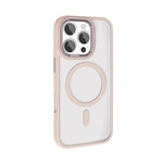 Apple iPhone 16 Pro Max Kılıf Wireless Şarj Özellikli Zore Krom M-safe Silikon Kapak
