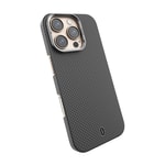 Apple iPhone 16 Pro Max Kılıf Wiwu DCC-208 M-safe Şarj Özellikli Kamera Standlı Aramid Fiber Tasarım Kapak