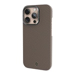 Apple iPhone 16 Pro Max Kılıf Wiwu DCC-208 M-safe Şarj Özellikli Kamera Standlı Aramid Fiber Tasarım Kapak