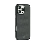 Apple iPhone 16 Pro Max Kılıf Wiwu DCC-205 M-safe Şarj Özellikli Aramid Fiber Tasarım Kapak