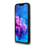 Apple iPhone 16E Kılıf Guess Orjinal Lisanslı M-safe Şarj Özellikli Grained Triangle Kapak
