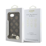 Apple iPhone 16E Kılıf Guess Orjinal Lisanslı M-safe Şarj Özellikli Yazı Logolu Peony Kapak