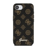 Apple iPhone 16E Kılıf Guess Orjinal Lisanslı M-safe Şarj Özellikli Yazı Logolu Peony Kapak