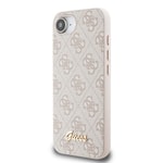 Apple iPhone 16E Kılıf Guess Orjinal Lisanslı 4G Desenli Script Metal Logolu Kapak